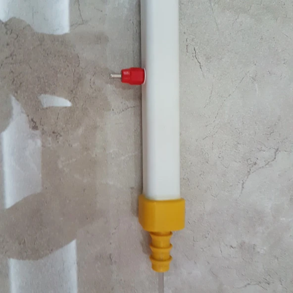 Nipel Tavuk Suluk 20 Cm 1 Nipelli Kare  Boru