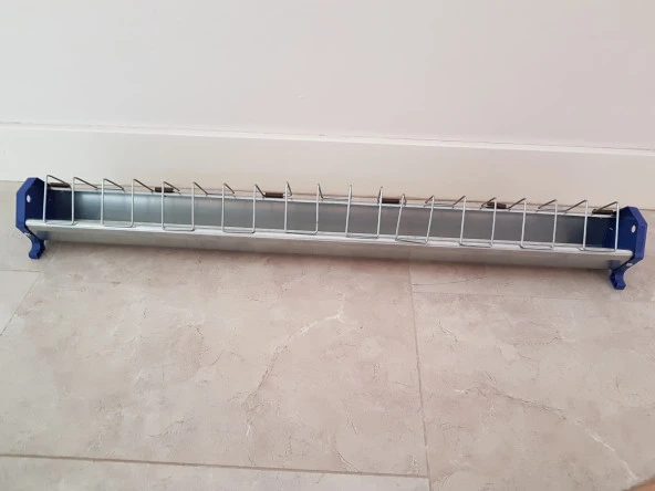 Güvercin Civciv Metal Galvaniz Yemlik 100 Cm 2  Adet