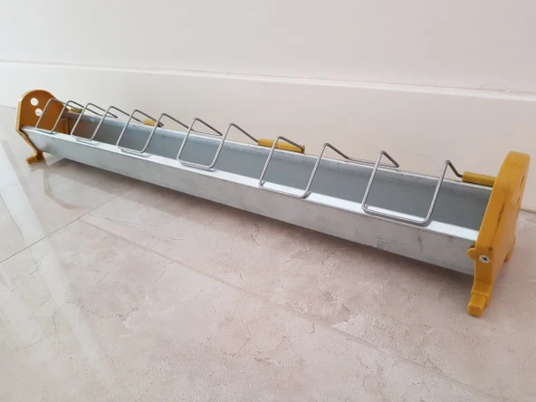 Güvercin Civciv Metal Galvaniz Yemlik 75 Cm 5  Adet