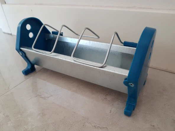 Güvercin Civciv Metal Galvaniz Yemlik 25 Cm 3  Adet
