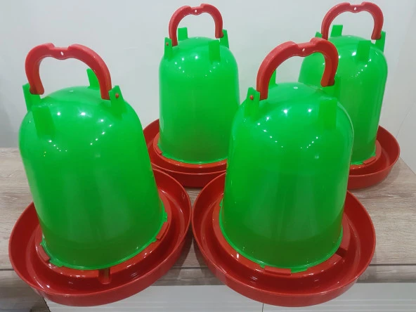 4 Adet 5 Lt Tavuk Keklik Bıldırcın  Suluk