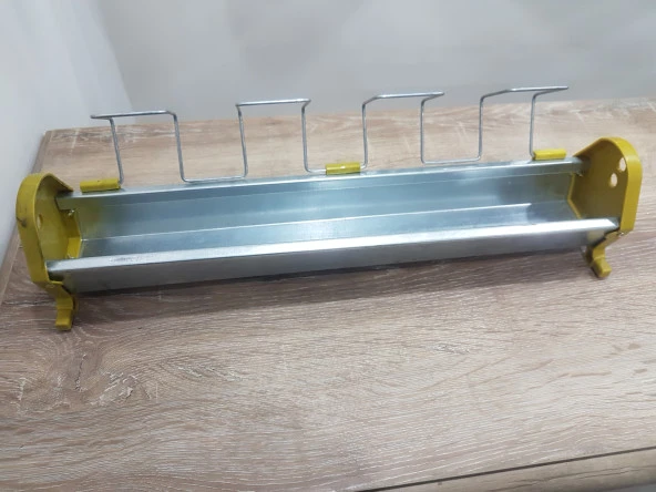 Güvercin Civciv Metal Galvaniz Yemlik 50 Cm 3  Adet ürün görseli 1