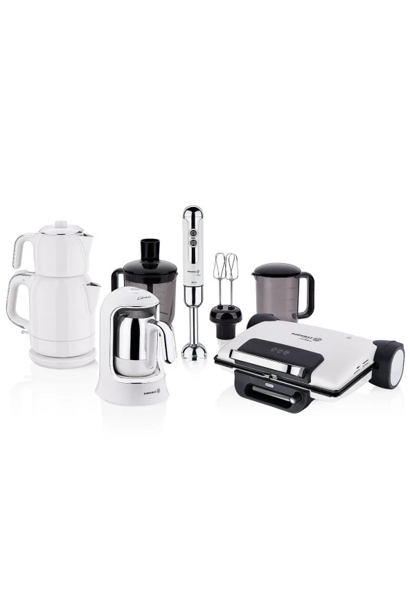 Korkmaz A1824 Vanilya 14 Parça Elektro Set.