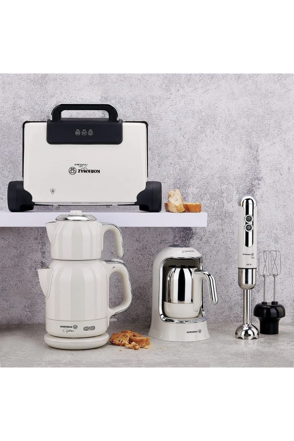 Korkmaz A1824 Vanilya 14 Parça Elektro Set. - 2