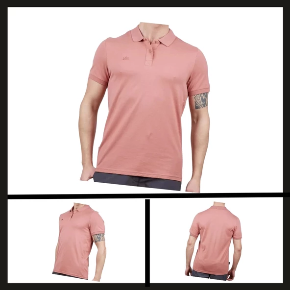 Uyguna-Yakala Gül Kurusu (600303) Alpinist Stratus Erkek Polo T-shirt-TSH.436