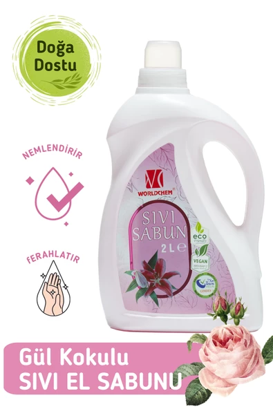 Bitkisel Sıvı Sabun Vegan ve Çevre Dostu Helal Sertifikalı 2 L - 2