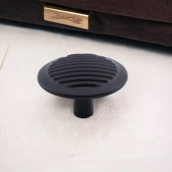 Prizma Kulp Mobilya Mutfak Çekmece Dolabı Dolap Kulpları Kapak Kulpu Kulbu Metal Siyah Tek Vidalı - Resim 7