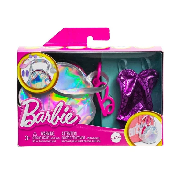 HJT42 Barbie'nin Mini Çanta Aksesuarları