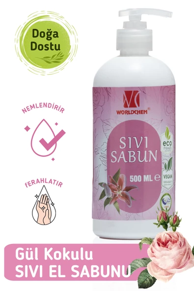 Bitkisel Sıvı Sabun Vegan Çevre Dostu Helal Sertifikalı 500 ml - 2