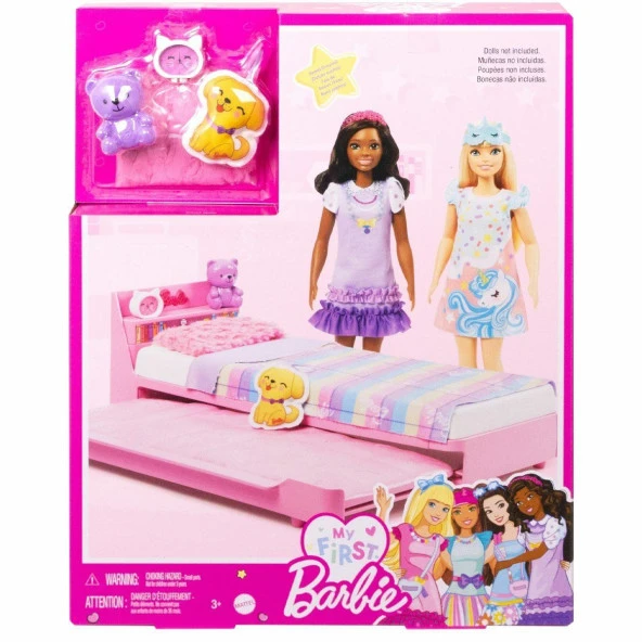 HMM64 My First Barbie - İlk Barbie Bebeğim Çay Partisi Oyun Seti
