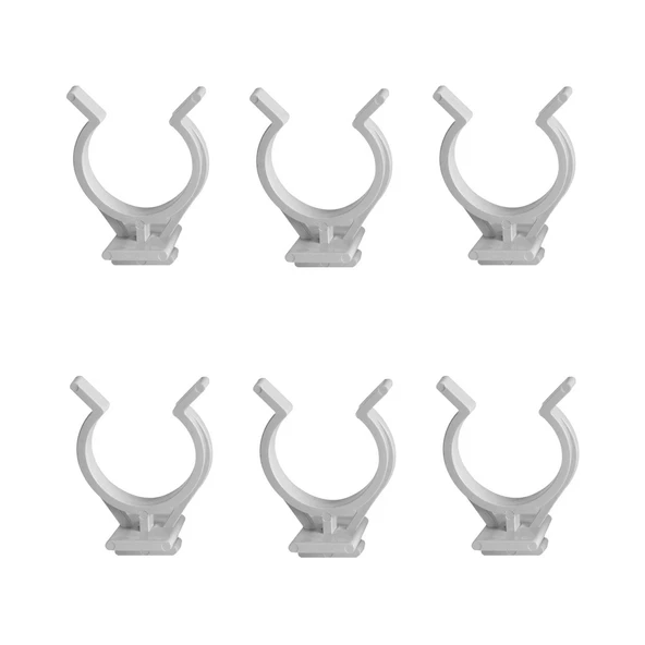 Alüminyum Baza Klipsi Mutfak Dolap Tezgah Alt Kısım Kapatma Klips Mobilya Ayak Tutucu Toka 6 Adet - 5