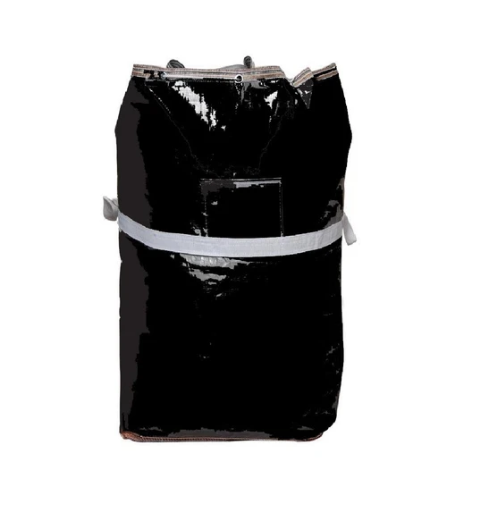 Ev-iş Branda Taşıma Çuvalı 50x40 100cm Kapaklı, Ipli Ve Cepli 170gr.tekstil Çuvalı- (SİYAH) - 1
