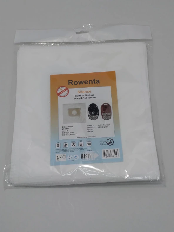 ROWENTA SİLENCE SENTETİK ( 2 PAKET 10 ADET )