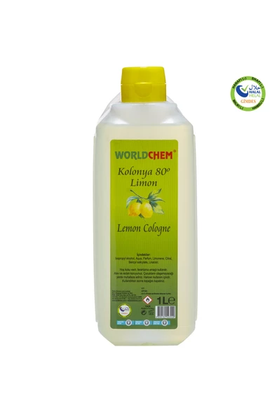 Limon Kolonyası Helal Sertifikalı 1 L