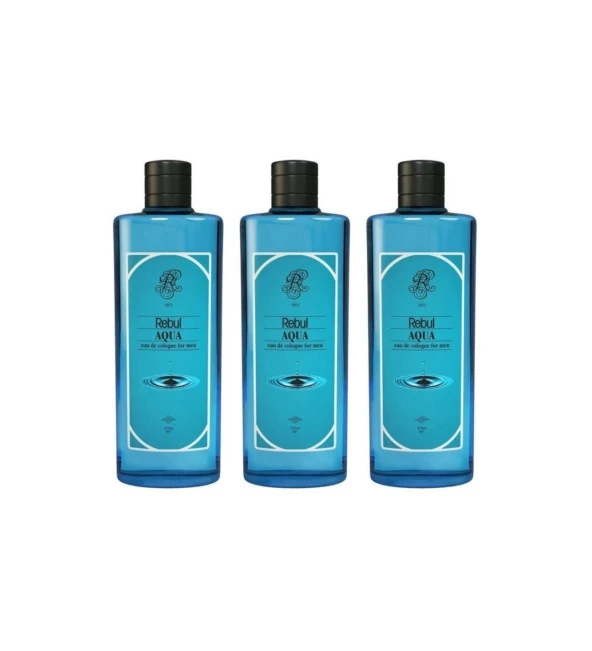 Rebul Rebul Aqua Kolonya Cam Şişe 270 Ml*3 Adet