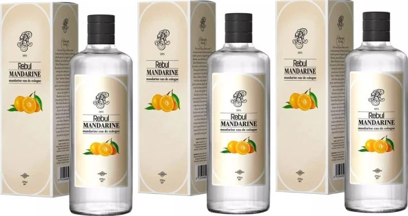 Rebul Mandarine 270 Ml. Cam Şişe* 3 Adet