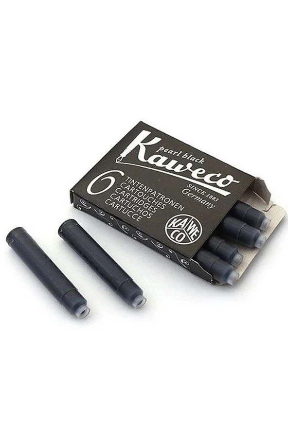 Kaweco Kartuş 6 Lı Siyah Dolma Kalem Kartuşu