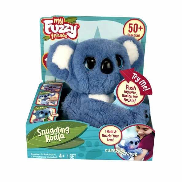 MYN00101 My Fuzzie Friends Sesli ve Işıklı Koala 25 cm - 18295