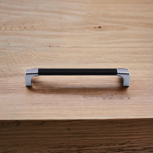 Side Kulp Mobilya Mutfak Dolabı Çekmece Dolap Kulpları Kapak Kulpu Kulbu Siyah 160 mm Metal - 6