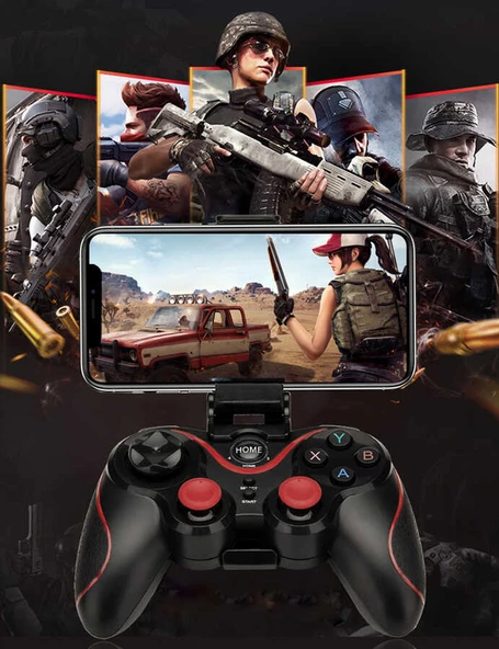 Wriless Telefon Oyun Konsolu S6 Bluetooth Mobil Oyun Konsolu - 7