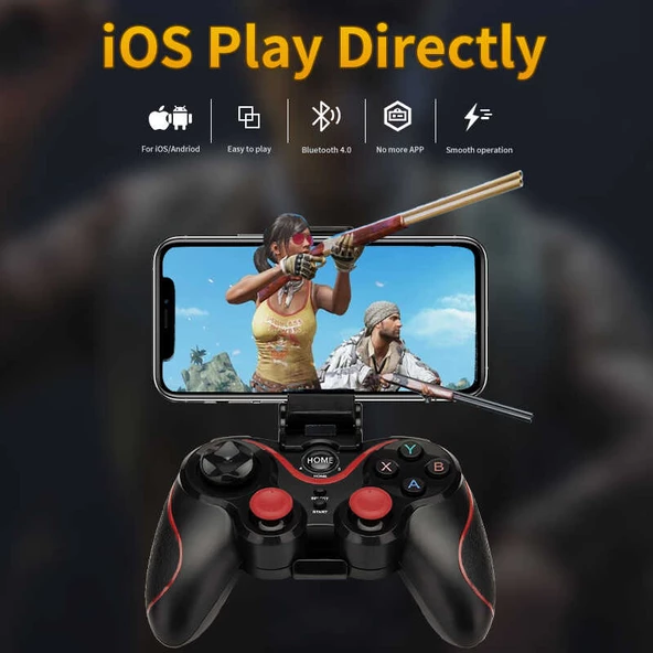 Wriless Telefon Oyun Konsolu S6 Bluetooth Mobil Oyun Konsolu - 8