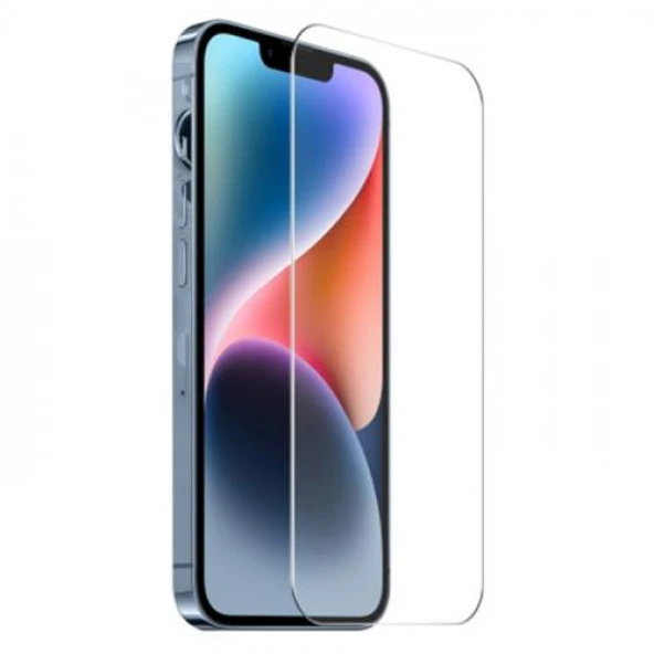 Coofbe 0.3mm 9H HD Full Kaplama Parmak İzi Bırakmaz İphone 15 Pro Max Ekran Koruyucu Darbe Emici