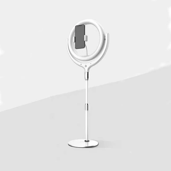 Ring Light Youtuber Tictok Makyaj Işıklı Telefon Tutucu F-537 30cm-70cm - 9