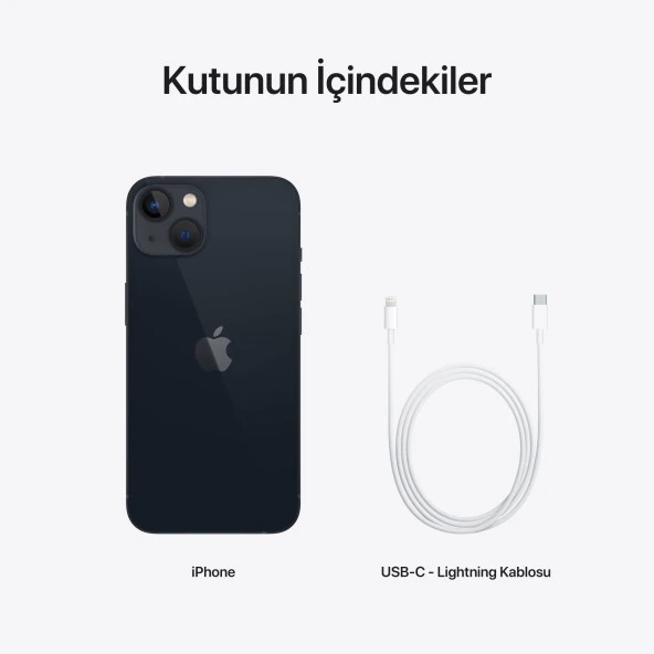 Apple iPhone 13 128 GB siyah (Apple Türkiye Garantili) - 9