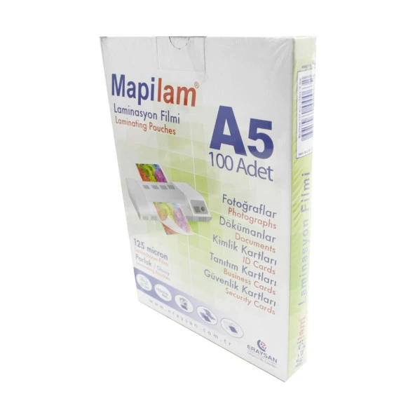 Mapilam 125 Mic A5 Parlak Laminasyon Filmi (1021205)