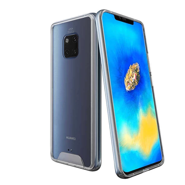 Huawei Mate 20 Pro Kılıf Şeffaf Sararmaz Gard Silikon