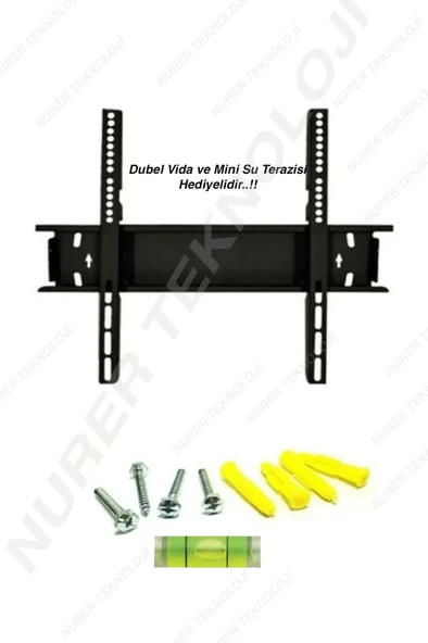 Blaupunkt 80 inç 85 inç 203-215 Ekran Uyumlu Tv Lcd Led Monitör Televizyon Duvar Askı Aparatı - Metal - Resim 2