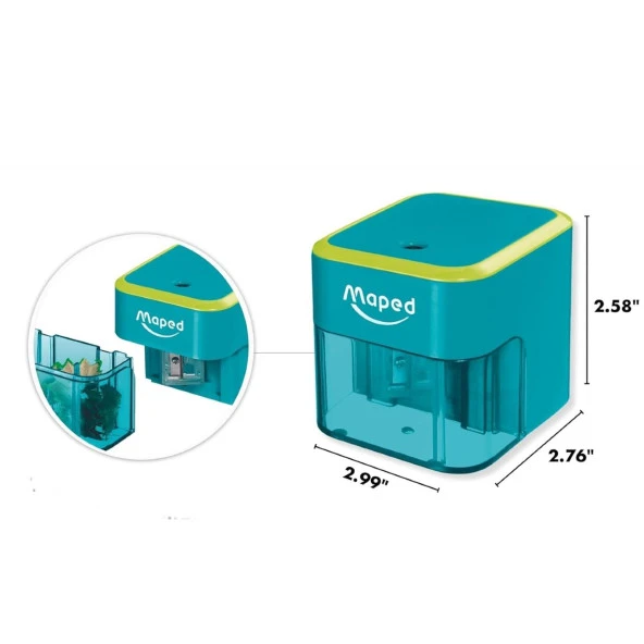 Maped Kalemtraş Turbo Twist Tek Delikli 2.0 (027330) - Resim 5