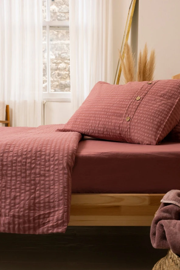 %100 Pamuk Minerva Tek Kişilik Nevresim Takımı - Resim 4