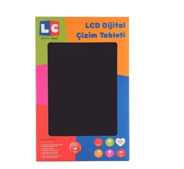 LC Dijital Renkli Çizim Tableti 10 İnç Yazı Tahtası Tablet 30910