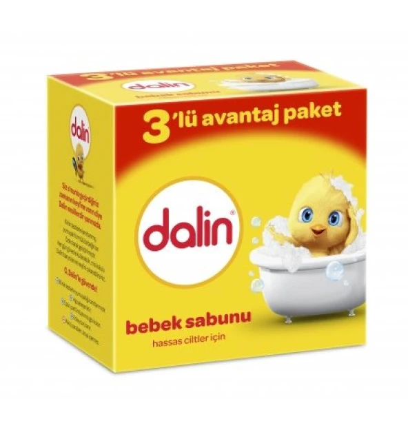 Dalin Bebe Sabun 100 Gr (3'lü Avantaj Paketi)