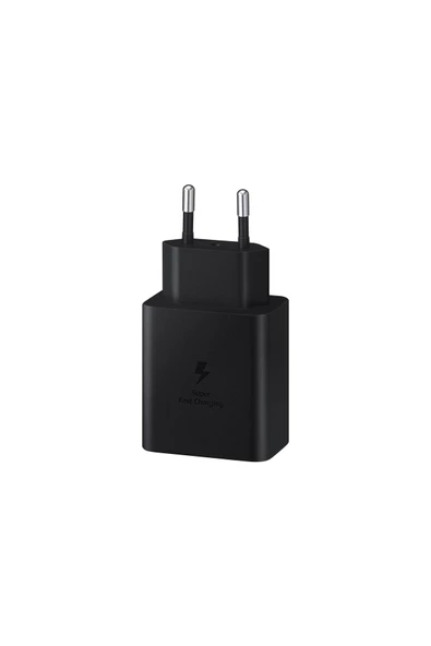 Samsung EP-T4510X Type-C Süper Hızlı Şarj Cihazı 45W Siyah Samsung Türkiye Garantili - Resim 2