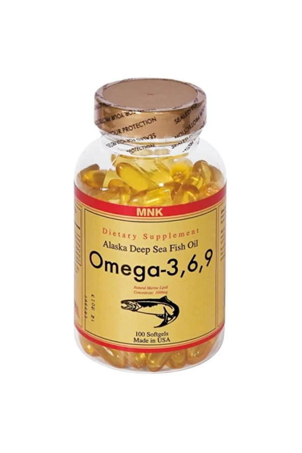 Omega 3-6-9 100 Softgel Balık Yağı