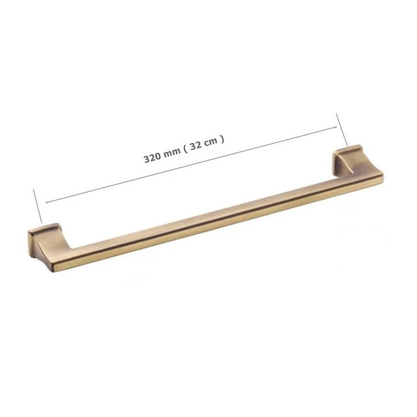Doğanlar Techno 320 mm Mobilya Kulp Olifka ( Antik Sarı ) - 2