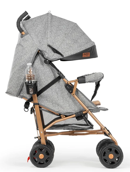 Moony Baby Suit Tam Yatar Hafif Baston Bebek Arabası - Baston Puset Gri - 2