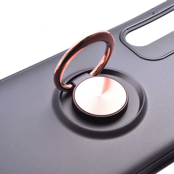 Huawei P30 Pro Kılıf Yüzüklü Magnetli Ravel Case - 3