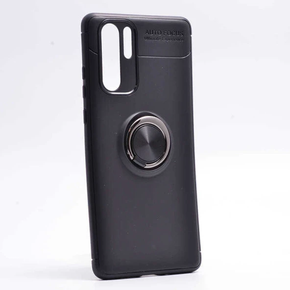 Huawei P30 Pro Kılıf Yüzüklü Magnetli Ravel Case - 6
