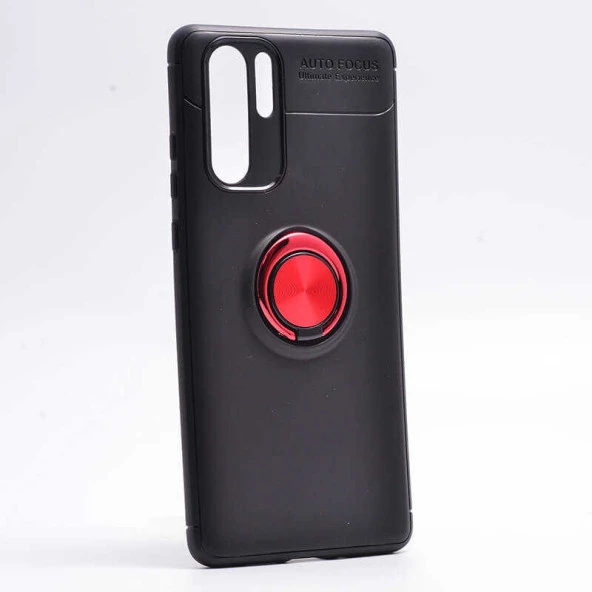 Huawei P30 Pro Kılıf Yüzüklü Magnetli Ravel Case - 9