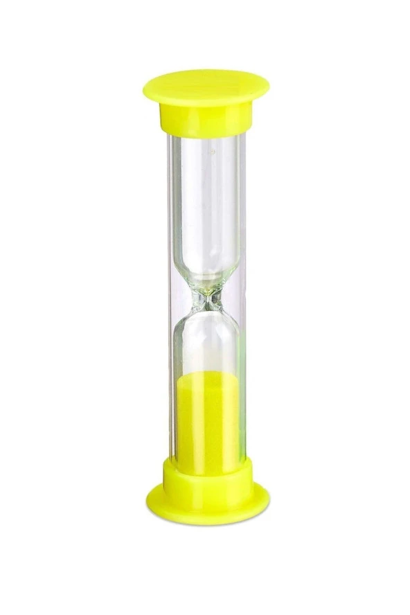 1 DAKİKA Oyun İçin Mini Plastik Kum Saati 8 cm 2 Adet 1 DAKİKA - 5