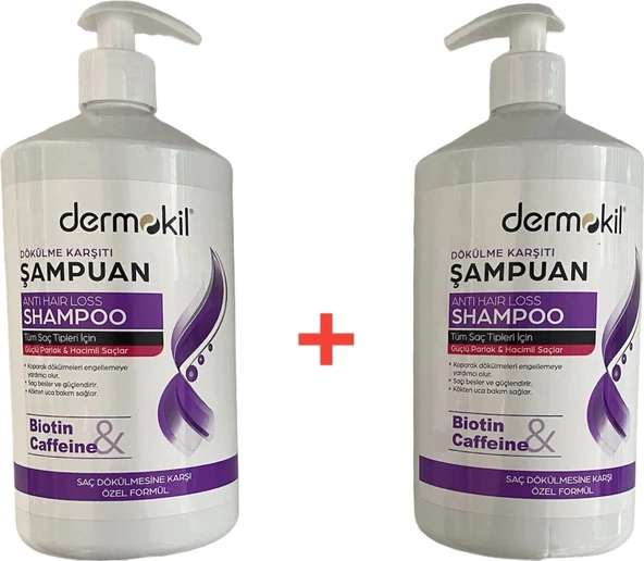 Dermokil Dermokil Biotincaffein Şampuan Seti ürün görseli