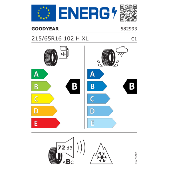 Goodyear 215/65R16 102H XL Eagle Sport 4Seasons Dört Mevsim Lastiğ ÜRETİM 2025 - 4
