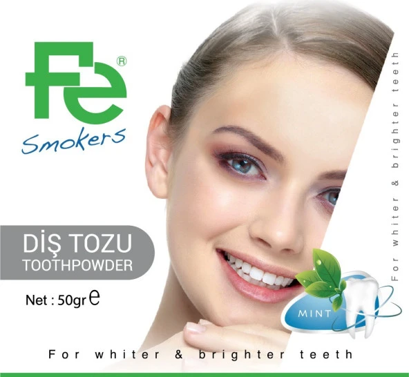 Fe Diş Tozu Naneli / Smokers 50 Gr.