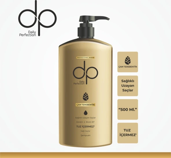 Dp Daily Perfection Çam Terebentin Tuzsuz Şampuan 500 ml