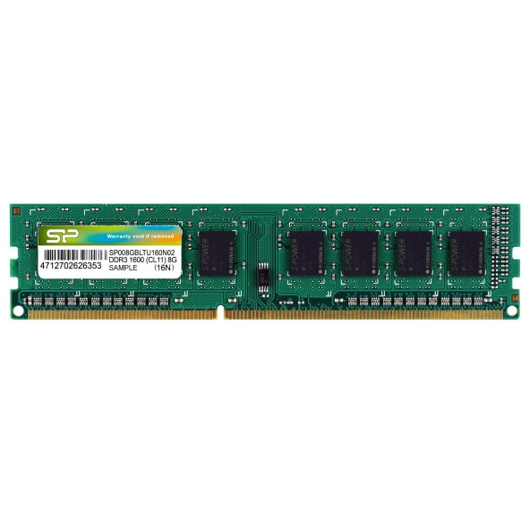 Silicon Power SP008GBLTU160N02 DDR3 1600 PC3-12800 Mac Memory 8GB 240Pin Mac Memory