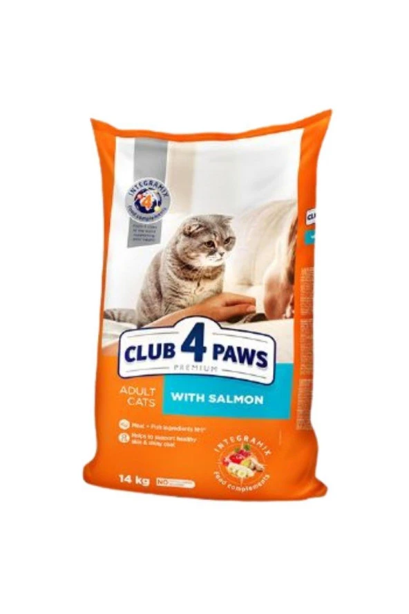 Club4Paws Premium Somonlu Yetişkin Kedi Maması 14 Kg
