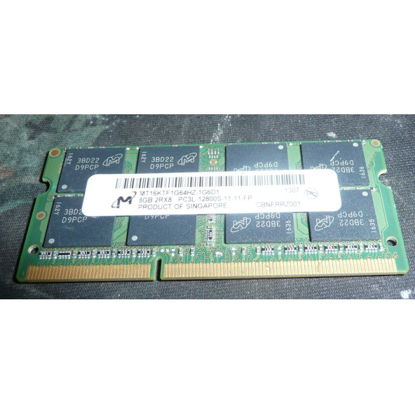 Micron 8GB PC3L-12800S 1600Mhz DDR3 Laptop RAM Memory MT16KTF1G64HZ-1G6D1